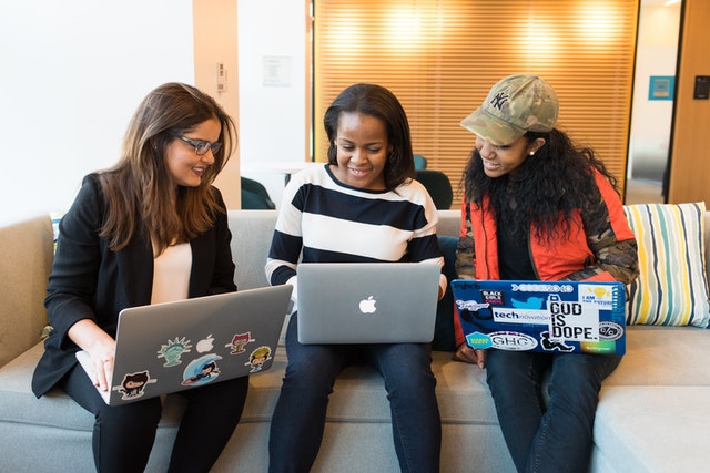 Photo by Christina Morillo: https://www.pexels.com/photo/three-woman-in-front-of-laptop-computer-1181233/