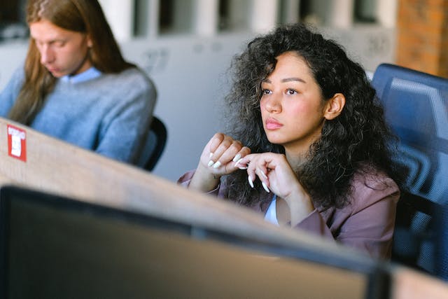 Girl in class contemplating side gigs for the holidays