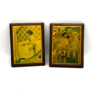 Vintage Lithograph Child Art Set