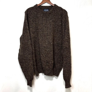 Brown vintage lands end sweater. ebay sales September week 1